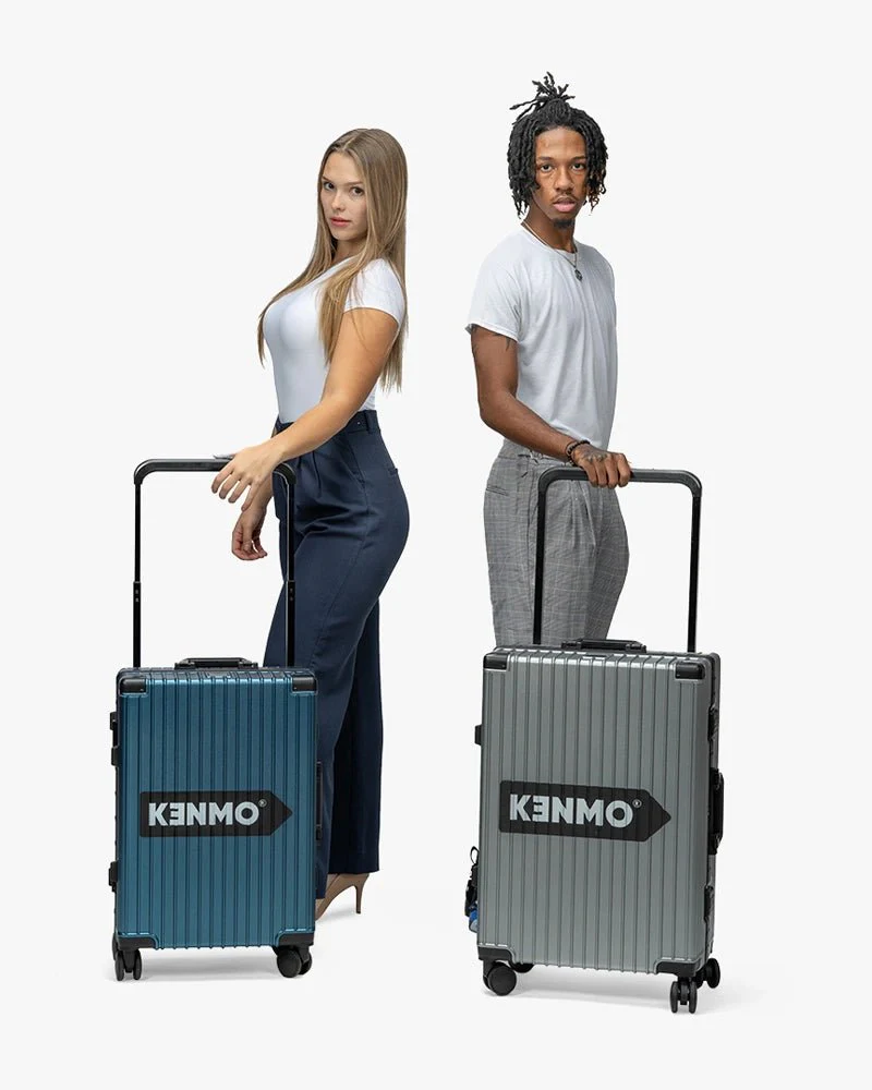 Silver Hardcase Luggage | 24 inch Wide Handle & Logo - Image 6